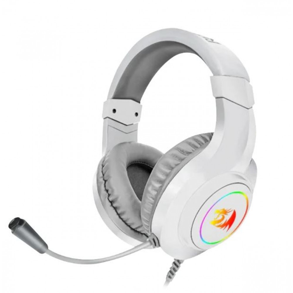 Redragon H260 HYLAS RGB Gaming Headset WHITE