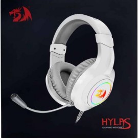 Redragon H260 HYLAS RGB Gaming Headset WHITE