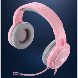 Redragon H270 MENTO RGB Gaming Headset – Stereo Pink