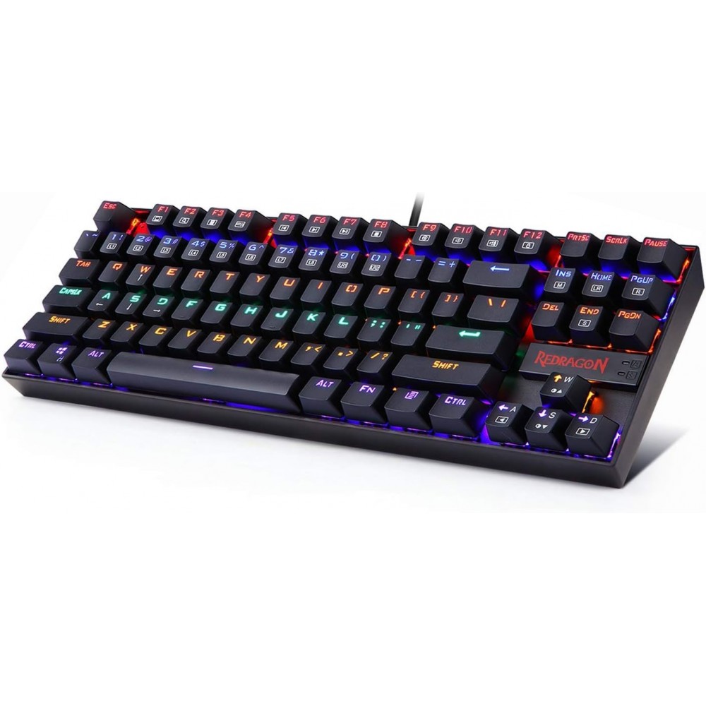REDRAGON K552E Kumara Elite Rainbow Mechanical Gaming Keyboard REDSwitch