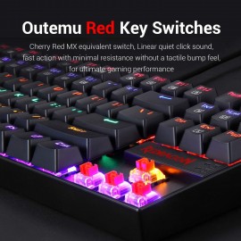 REDRAGON K552E Kumara Elite Rainbow Mechanical Gaming Keyboard REDSwitch