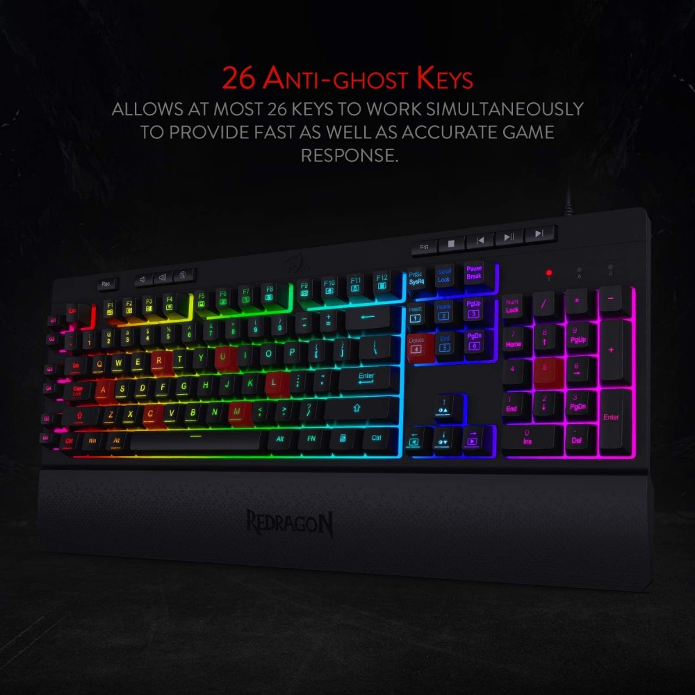 Redragon K512 Shiva RGB Gaming Keyboard