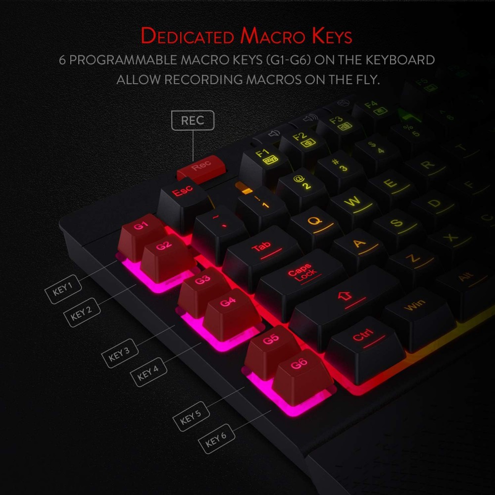 Redragon K512 Shiva RGB Gaming Keyboard
