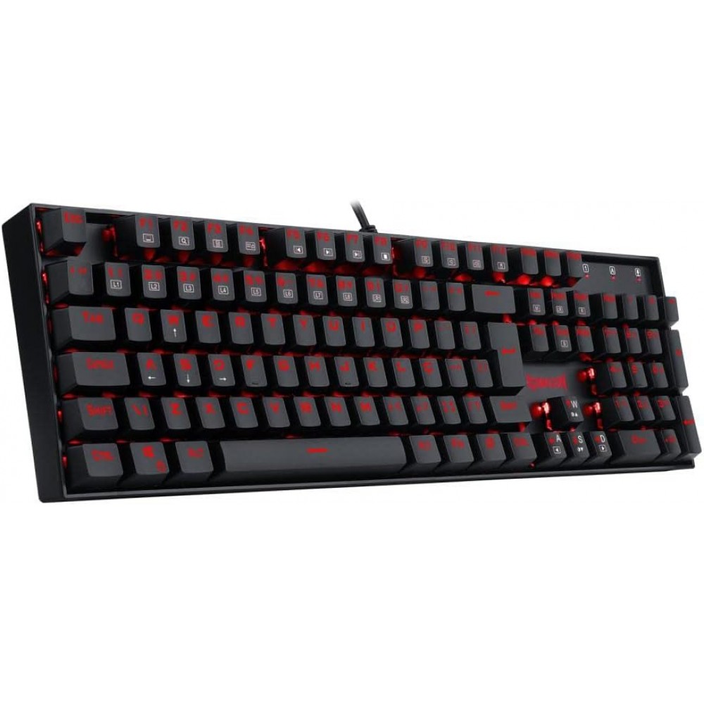 Redragon K551 MITRA 104 Key LED Backlit Mechanical Keyboard with Blue Switches LED Backlight