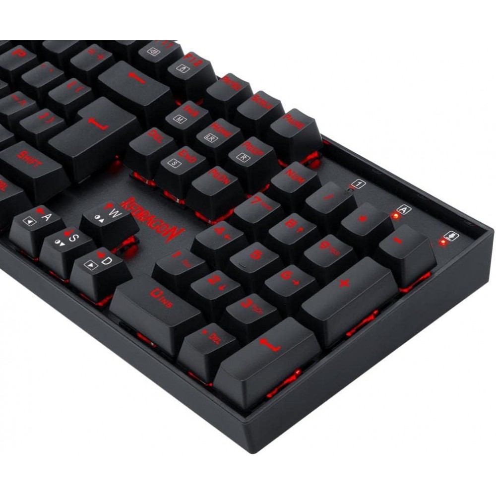 Redragon K551 MITRA 104 Key LED Backlit Mechanical Keyboard with Blue Switches LED Backlight