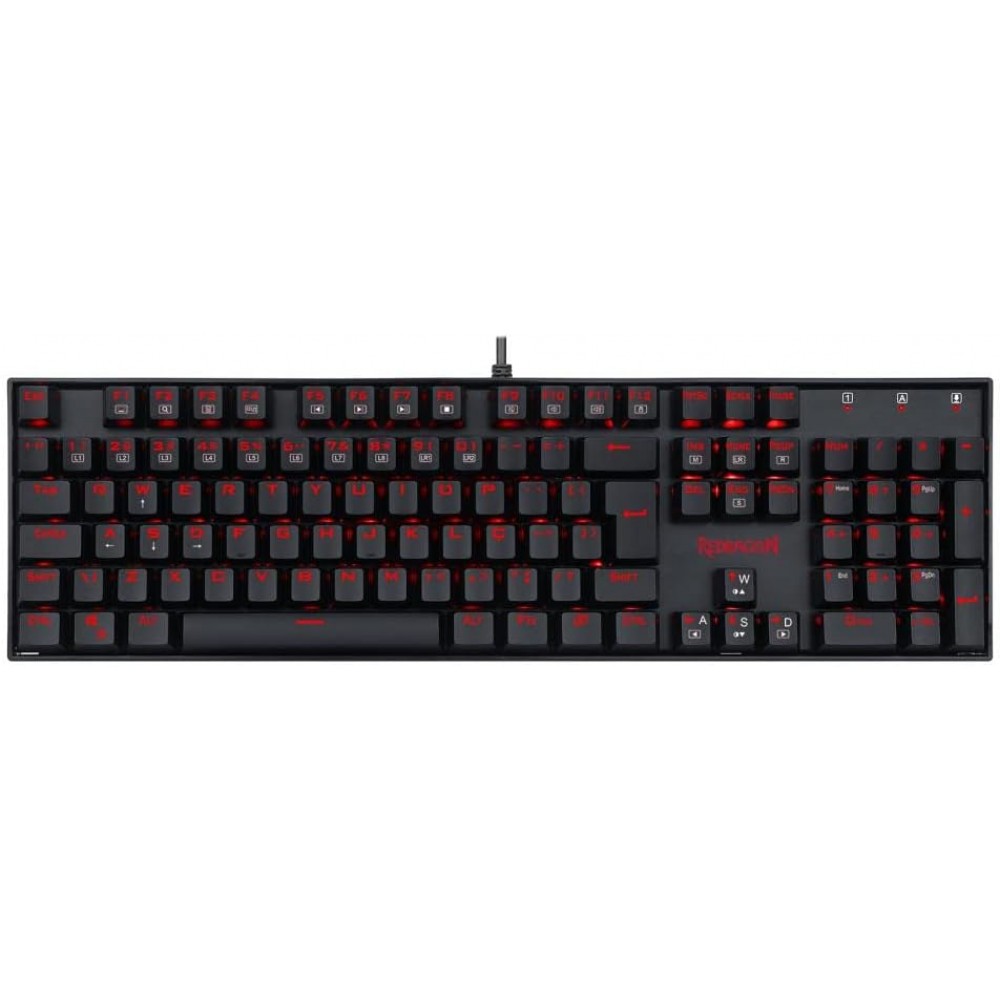 Redragon K551 MITRA 104 Key LED Backlit Mechanical Keyboard with Blue Switches LED Backlight