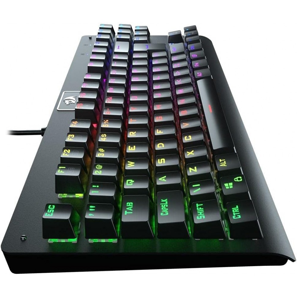REDRAGON K568 Rainbow DARK AVENGER Mechanical Gaming -RED SWITCH ARBIC