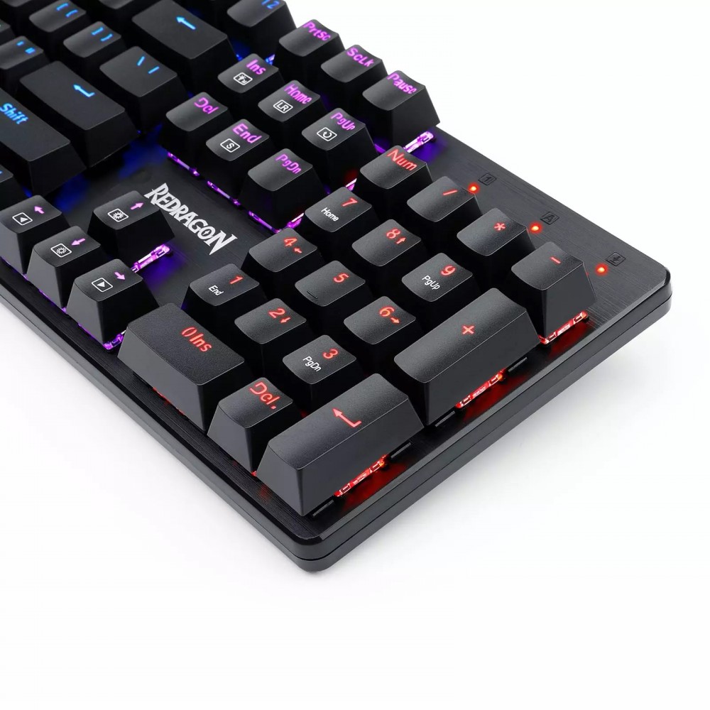 Redragon K608E Valheim Rainbow ELITE Mechanical Keyboard – Blue Switch