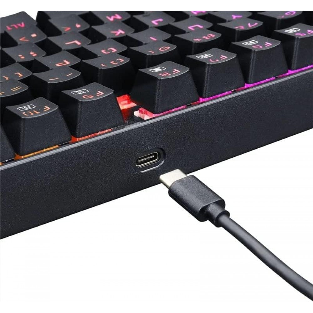 Redragon K552P Kumara Pro RGB Wireless Gaming Keyboard – Blue Switches