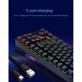 Redragon K552P Kumara Pro RGB Wireless Gaming Keyboard – Blue Switches