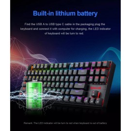 Redragon K552P Kumara Pro RGB Wireless Gaming Keyboard – Blue Switches