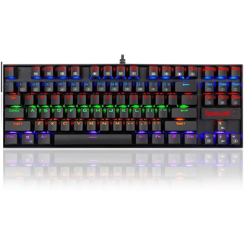 REDRAGON K552E Kumara Elite Rainbow Mechanical Gaming Keyboard Blue Switch
