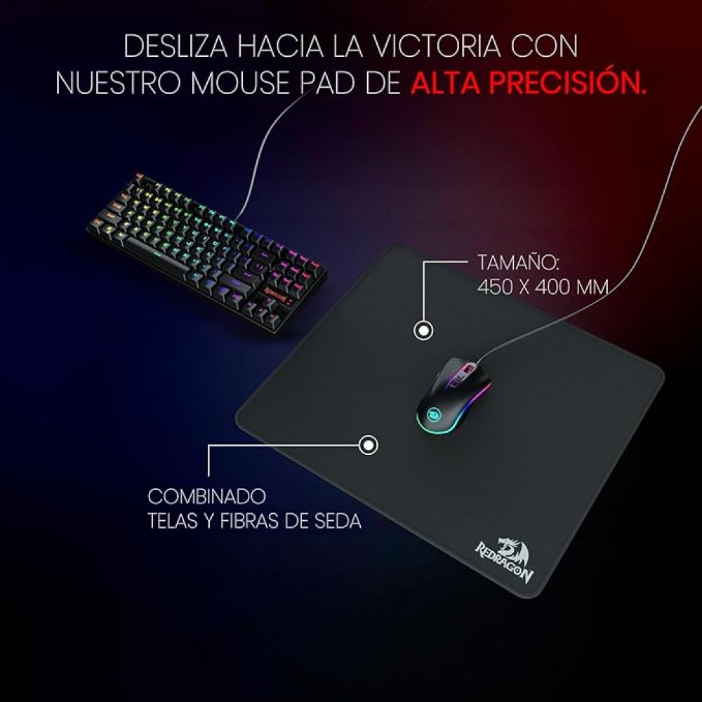 REDRAGON P031 FLICK L Gaming Mouse Pad – 400 х 450 х 4 mm
