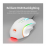 Redragon M607 Griffin 7200 DPI RGB Gaming Mouse White