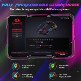 Redragon M910-KS RANGER LITE RGB Wireless 8000DPI