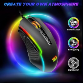 Redragon M910-K Gaming Mouse Ranger Basic Wired With Software 8000DPI