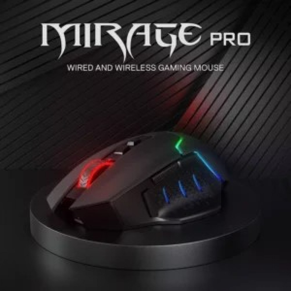 Redragon M690 MIRAGE PRO Wired/Wireless Gaming Mouse, 8000 DPI