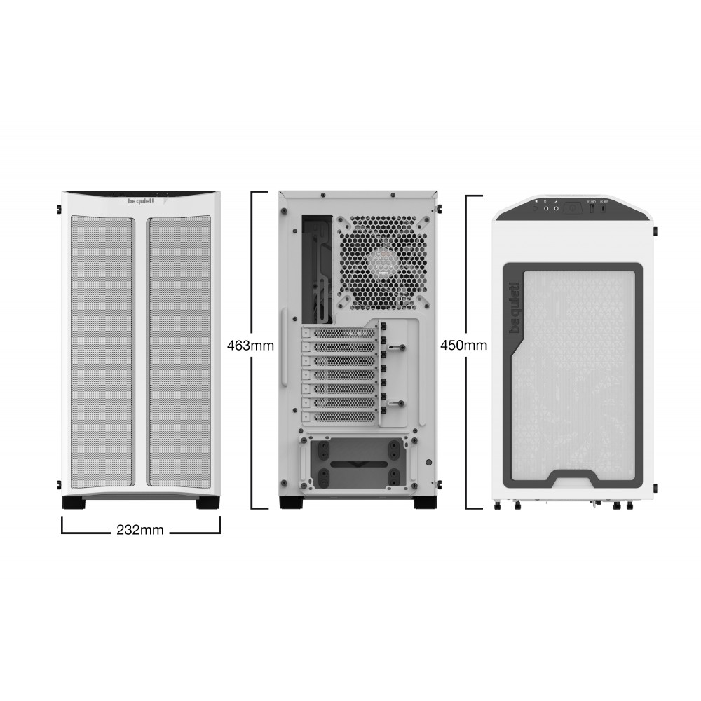Be Quiet Pure Base 500DX ATX Mid Tower Case White
