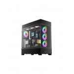 Case GAMDIAS ATLAS P1 BTF BLACK Two Side Glass