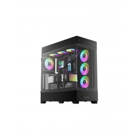 Case GAMDIAS ATLAS P1 BTF BLACK Two Side Glass