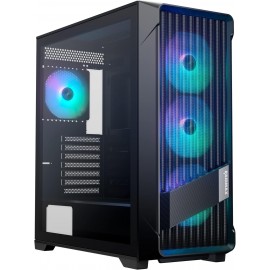 Raidmax X603 ATX Mid Tower Tempered Glass PC Case - Pre-Installed 4 ARGB Fans, USB 3.0 (Black)