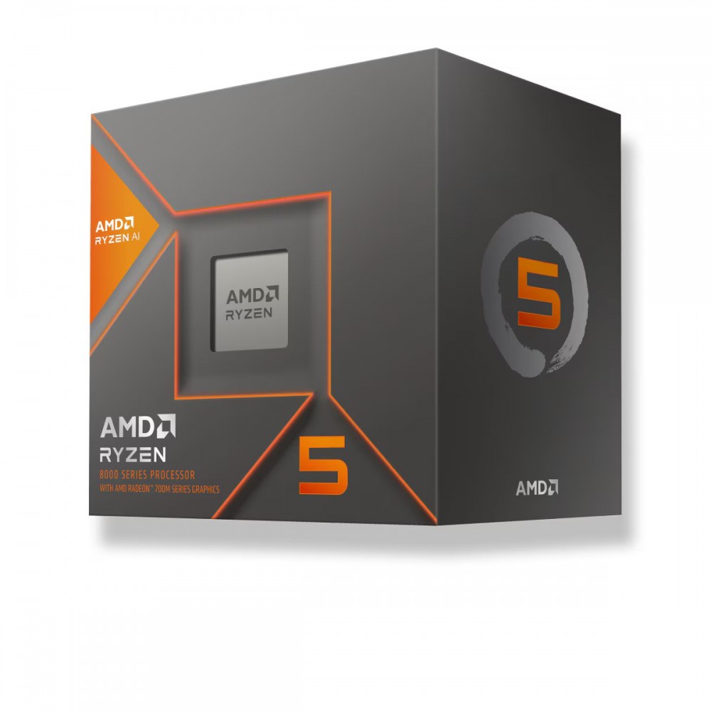 AMD Ryzen 5 8600G - Ryzen 5 8000-G Series 6-Core 4.3 GHz Socket AM5 65W AMD Radeon 760M Processor