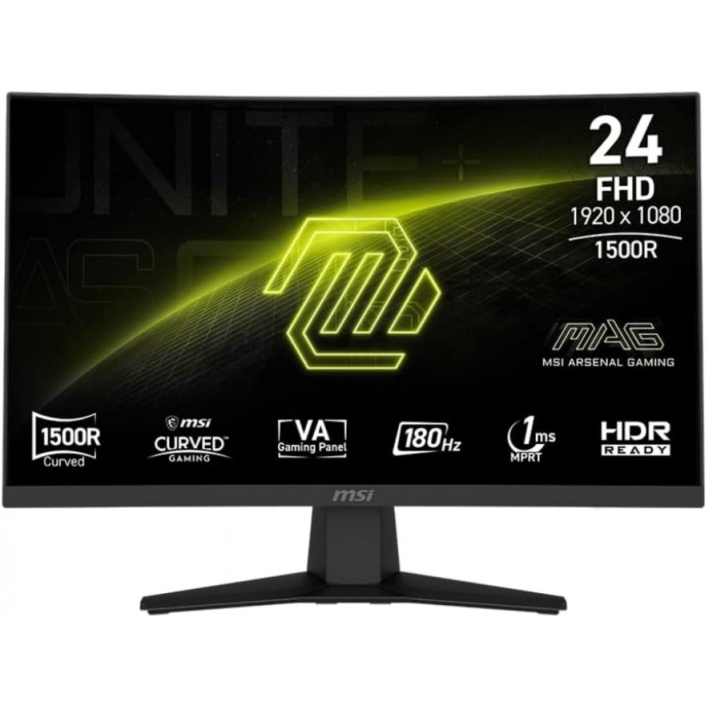 MSI MAG 244C - 24"- 1080P - 1MS - 180Hz - CURVED