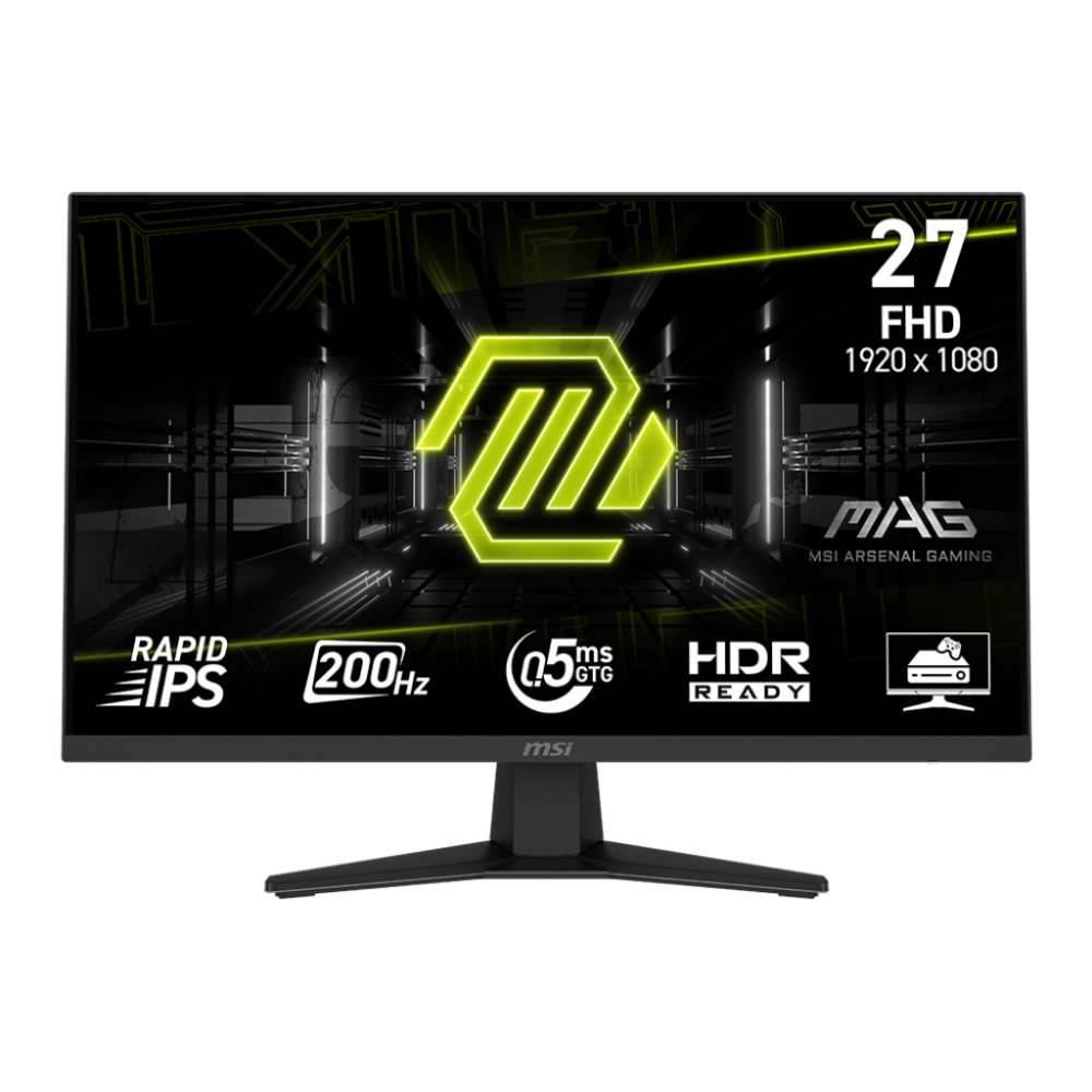 MSI MAG 274F 27 INCH - 1080p - Rapid IPS - 200Hz - 0.5 MS GTG