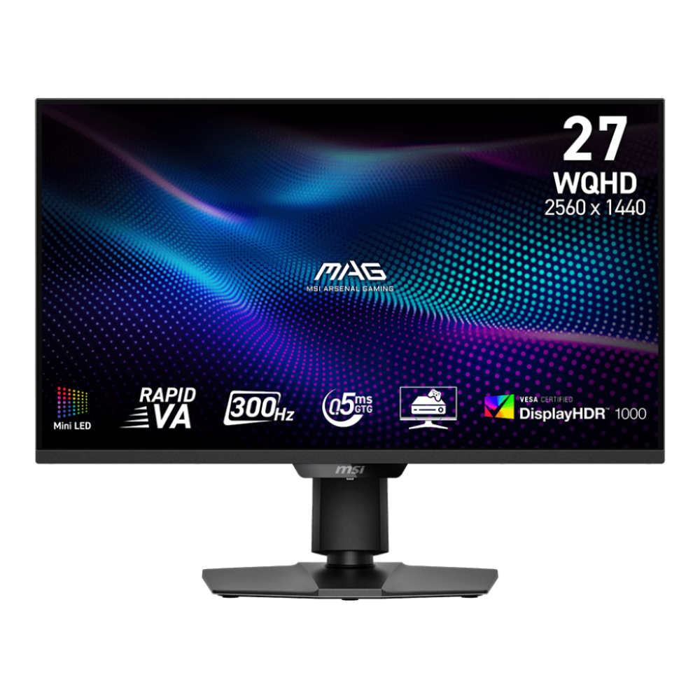 MSI MAG 274QPF X30MV - 27" Rapid VA - 2K - 0.5 MS (G2G) - 300Hz