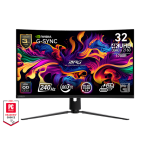 Msi MPG 321CURX QD OLED 32 Inch 240Hz 0.03Ms 4K UHD Curved G Sync Compatible KVM USB C Gaming Monitor