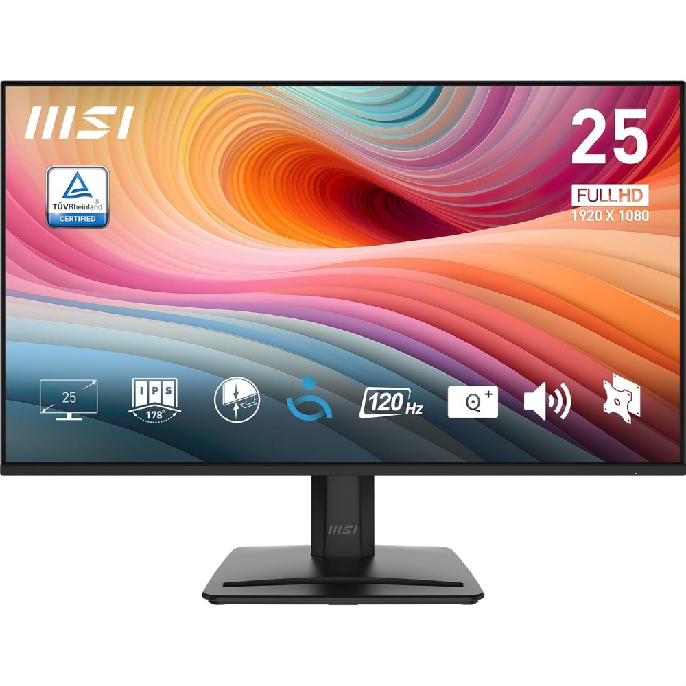 MSI PRO MP251 E2 - 24.5" - IPS - 1080P - 120HZ - 1MS - 2x2w speakers