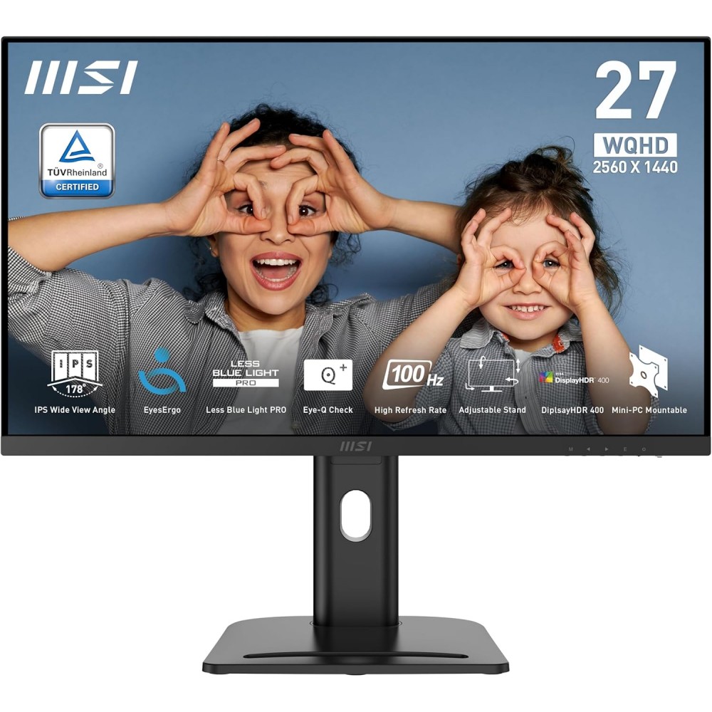 MSI Pro MP273QP E2 - 27" - 2K - IPS - 100Hz - 1MS