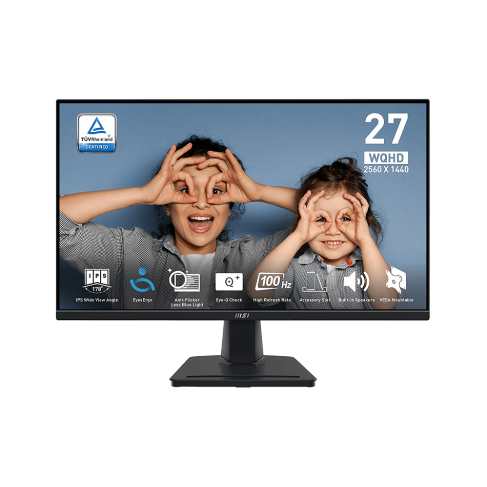 MSI PRO MP275Q 27 Inch WQHD IPS Monitor