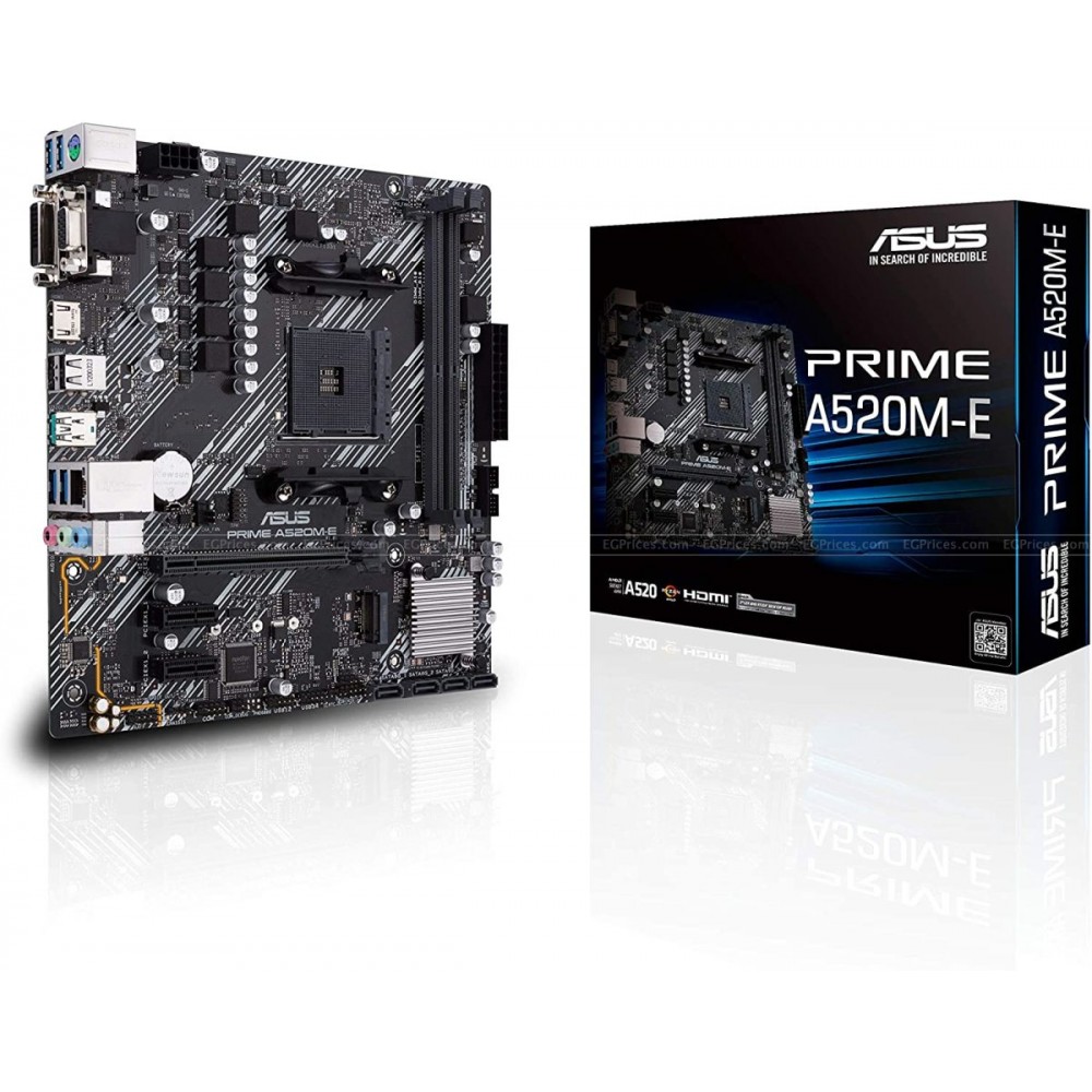 ASUS PRIME A520M-E Socket AMD AM4 Motherboard