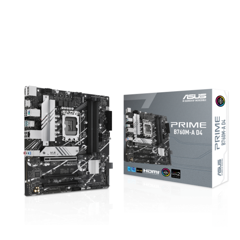 ASUS PRIME B760M-A D4 LGA 1700 Motherboard