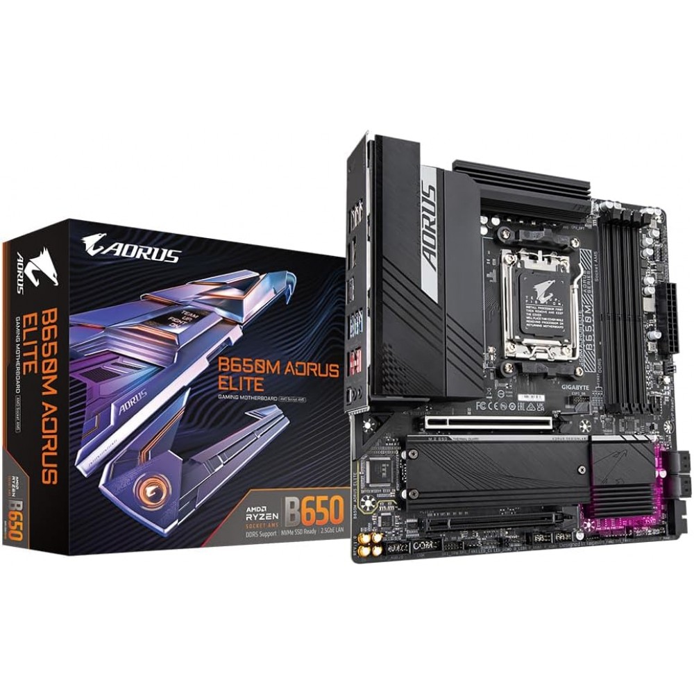 Gigabyte B650M Aorus Elite Motherboard