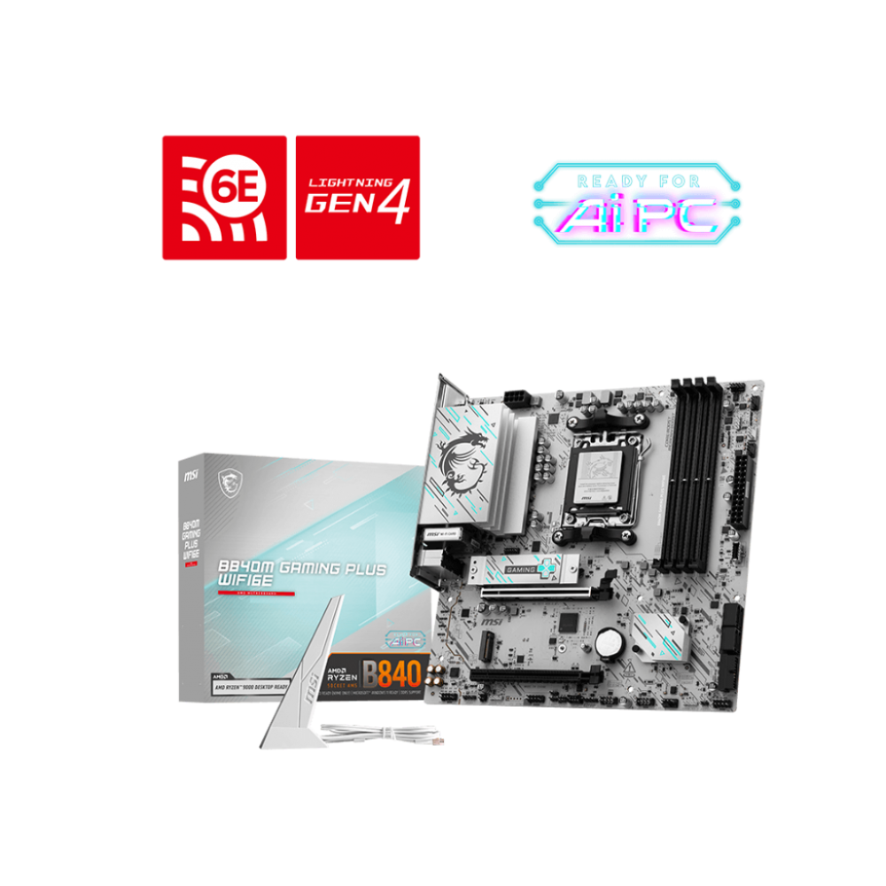 MSI B840M GAMING PLUS WIFI6E AM5
